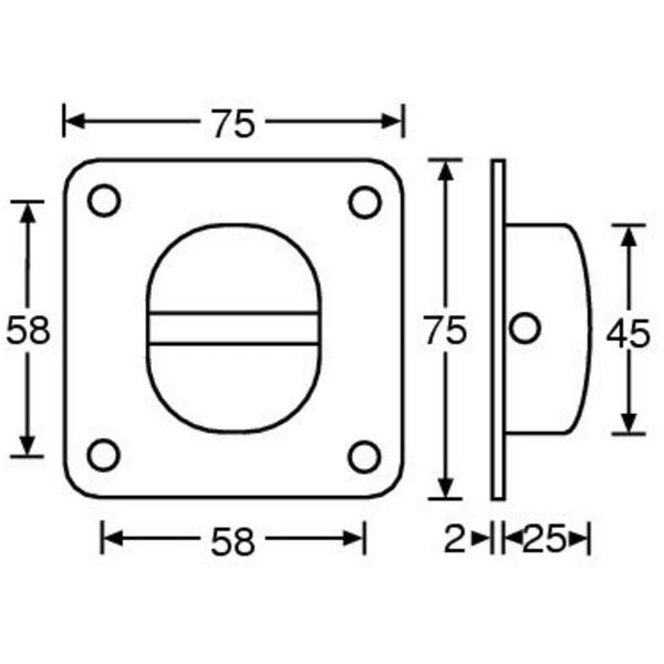 Adam Hall 5710 D-Ring blk