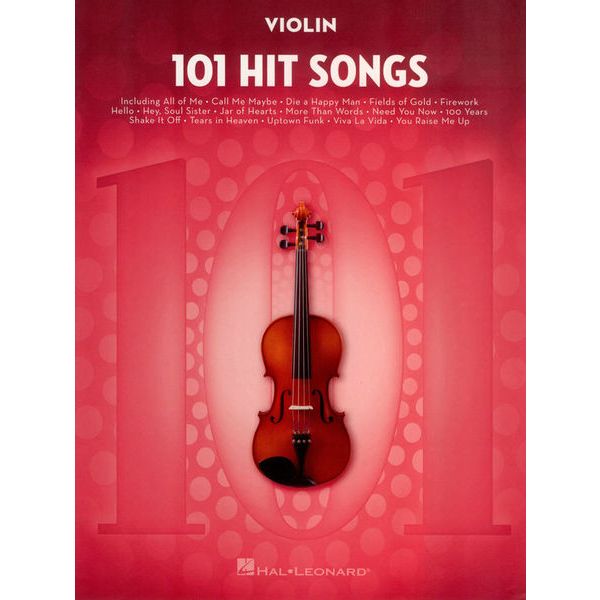 Hal Leonard 101 Hit Songs For Violin