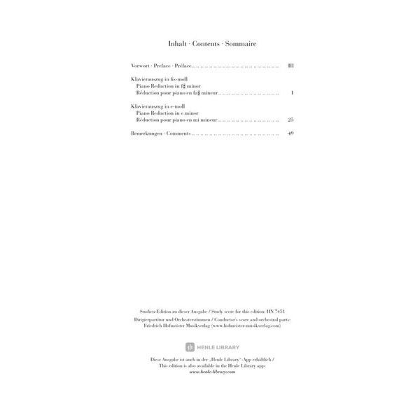 Henle Verlag Koussevitzky Kontrabasskonzert