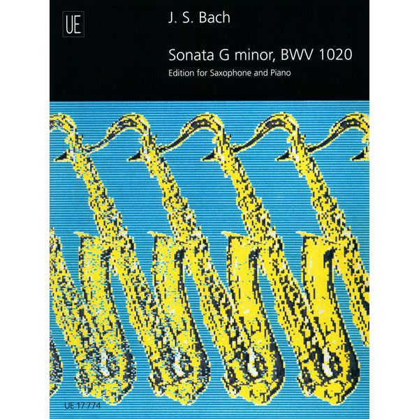 Universal Edition Bach Sonata g-Moll Sax
