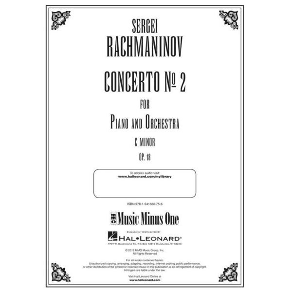 Music Minus One Rachmaninow 2. Klavierkonzert