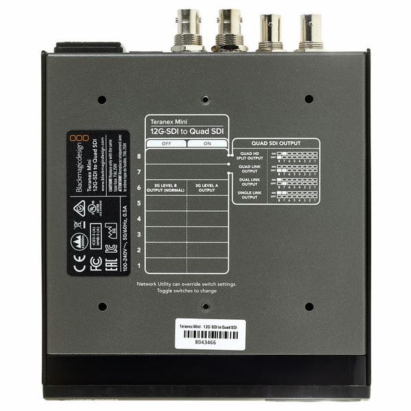 Blackmagic Design Teranex Mini 12G-SDI -Quad SDI