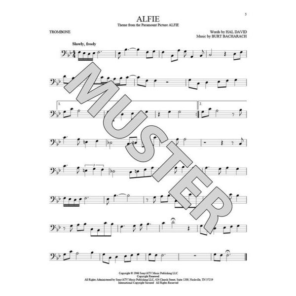 Hal Leonard 101 Movie Hits for Trombone