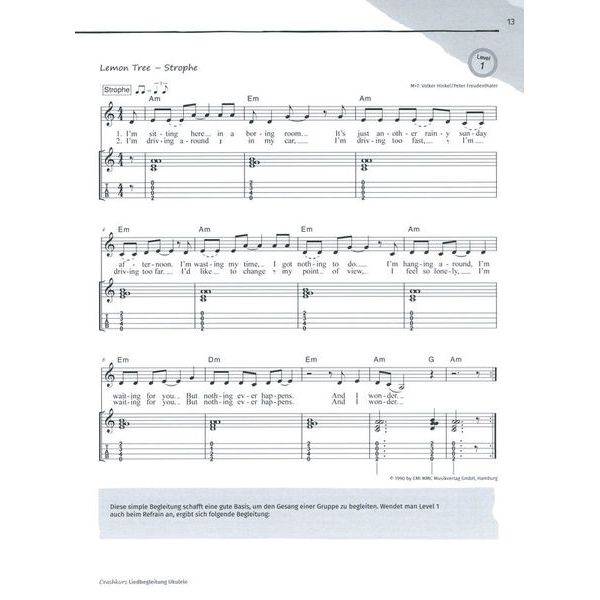 Schott Crashkurs Liedbegleitung Uku