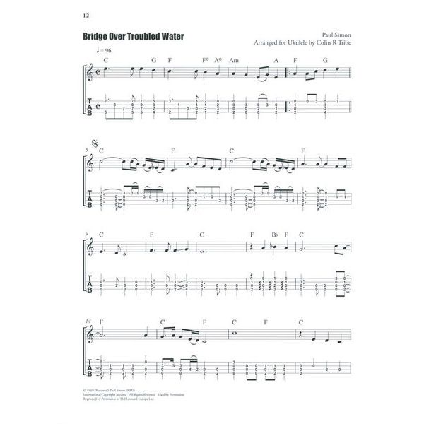 Schott Fingerstyle Ukulele Songbook