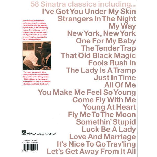 Music Sales The Frank Sinatra Anthology