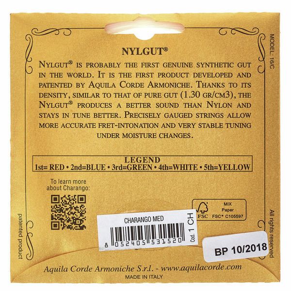 Aquila 1CH Nylgut Charango