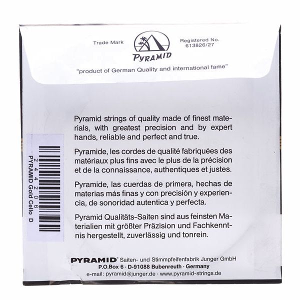 Pyramid Gold Cello String D
