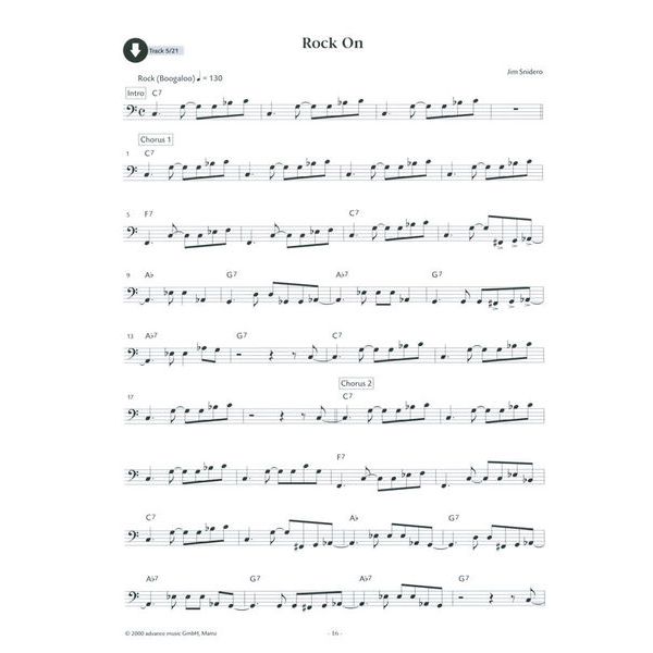 Advance Music Easy Jazz Conception Bass Line