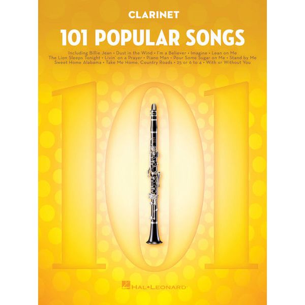 Hal Leonard 101 Popular Songs Clarinet