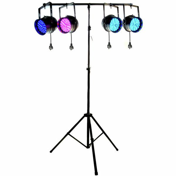 Stairville LED PAR64 10 MM Black Bundle