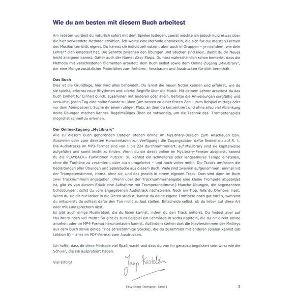 De Haske Easy Steps 1 Trumpet