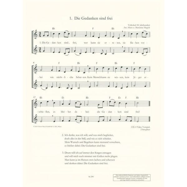 Schott Liederzeit Trumpet