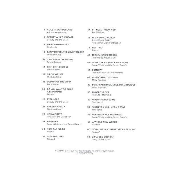 Hal Leonard Disney Songs For Violin Duet