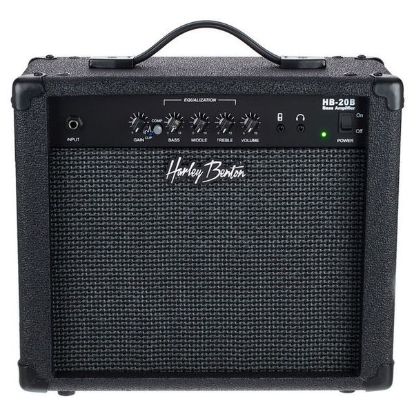 Harley Benton B-30BK Acoustic Bass Bundle