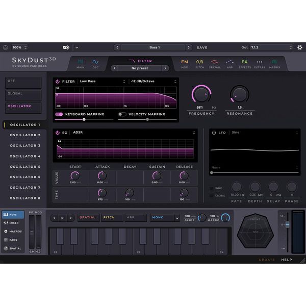 Sound Particles SkyDust 3D