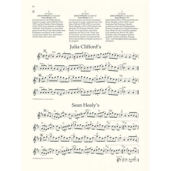 Schott Irish Fiddle Solos