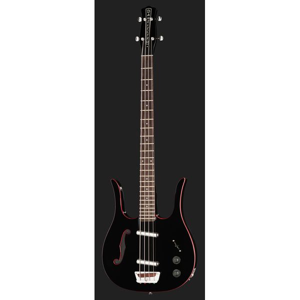 Danelectro 58 Longhorn Bass Black Red