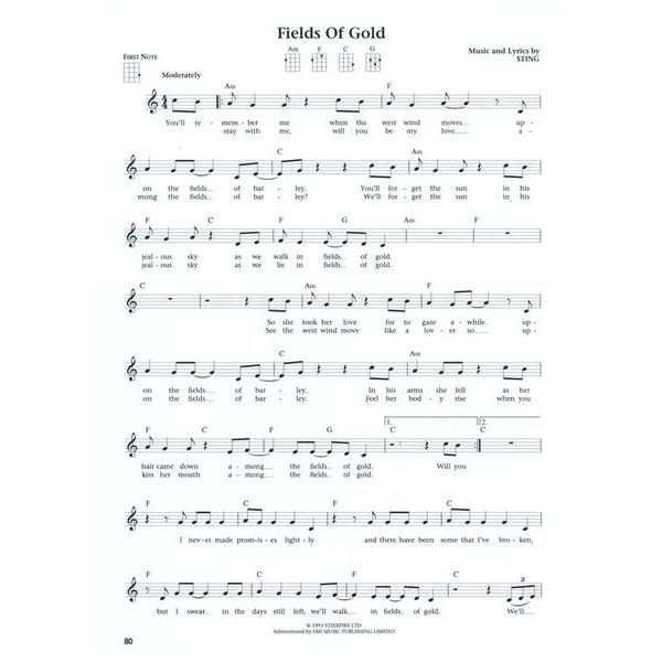 Hal Leonard The Daily Ukulele 365 Songs