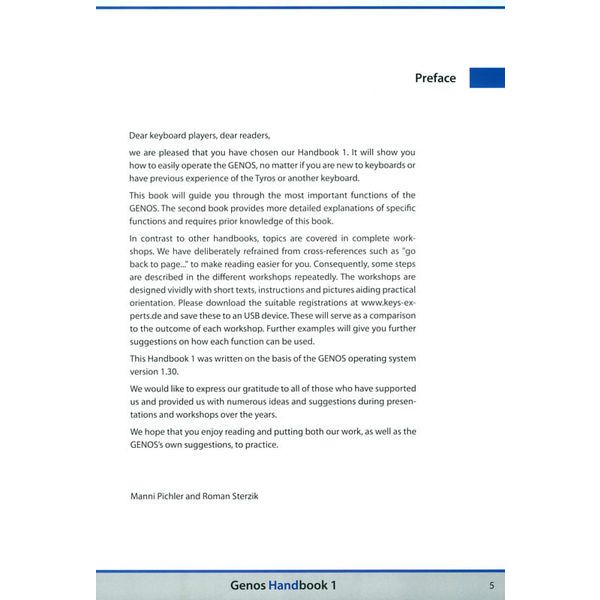 Keys Experts Verlag Genos Handbook 1