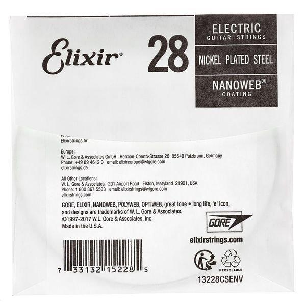 Elixir .028 Electric Guitar