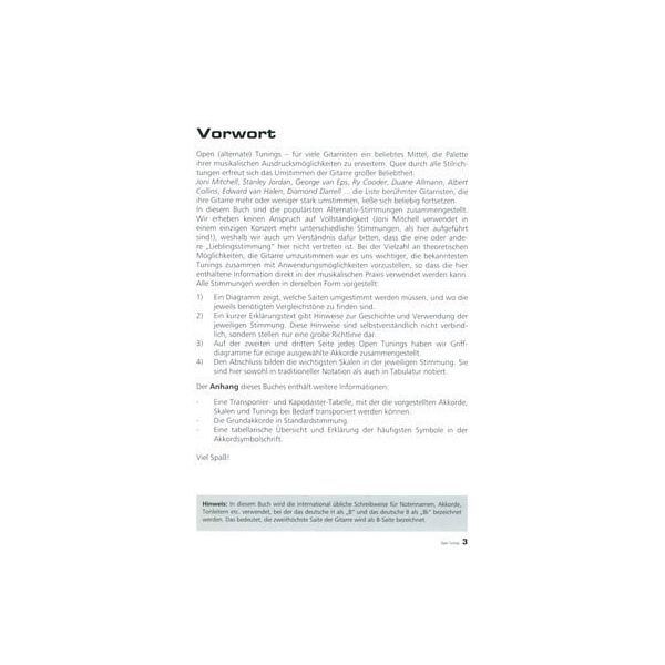 Voggenreiter Open Tunings