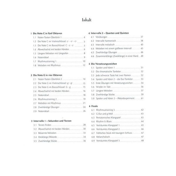 Holzschuh Verlag Tastenforscher Blattspiel