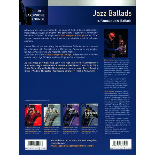 Schott Jazz Ballads A-Sax