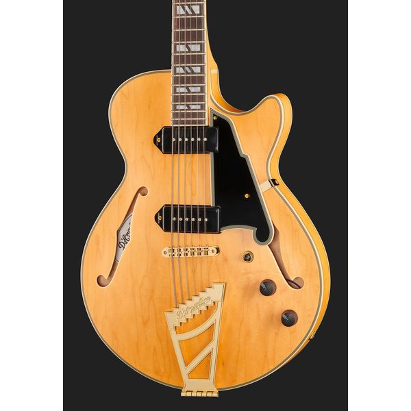 DAngelico DLX SS Baritone Satin Honey