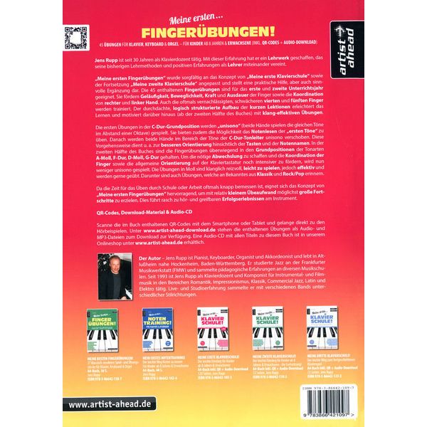 Artist Ahead Musikverlag Meine ersten Fingerübungen