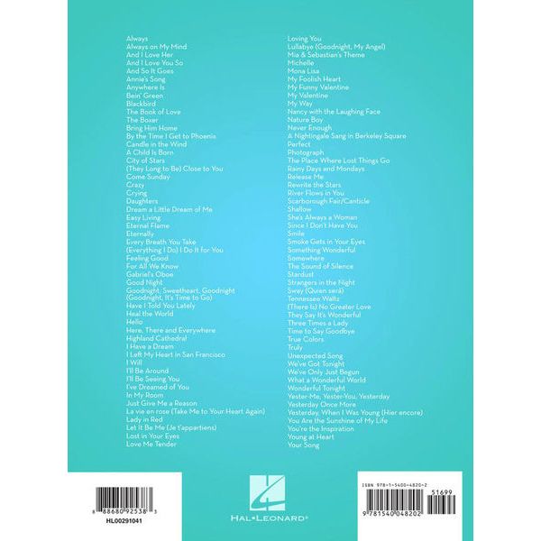 Hal Leonard 101 Beautiful Songs Clarinet