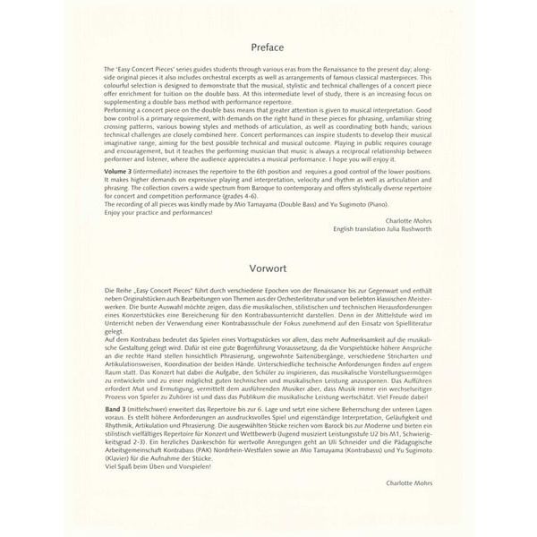 Schott Easy Concert Double Bass 3