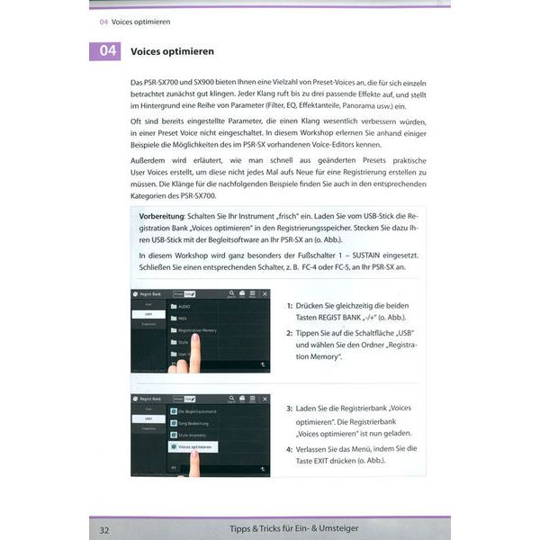 Keys Experts Verlag SX700/900 Praxisbuch 3