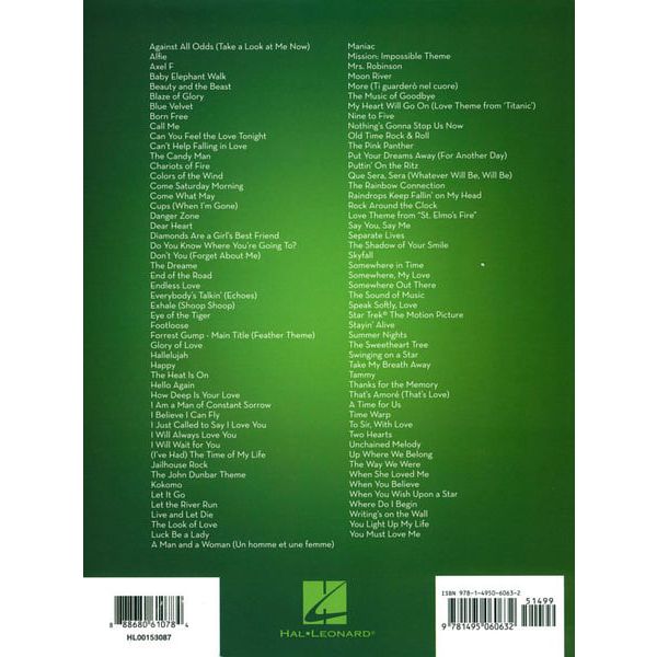 Hal Leonard 101 Movie Hits For Flute