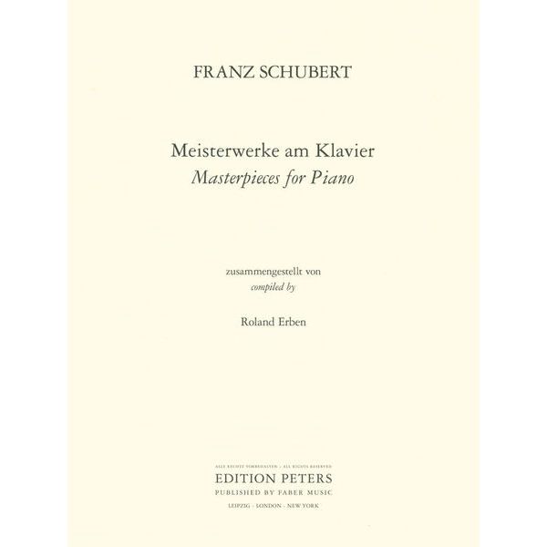 Edition Peters Schubert Meisterwerke