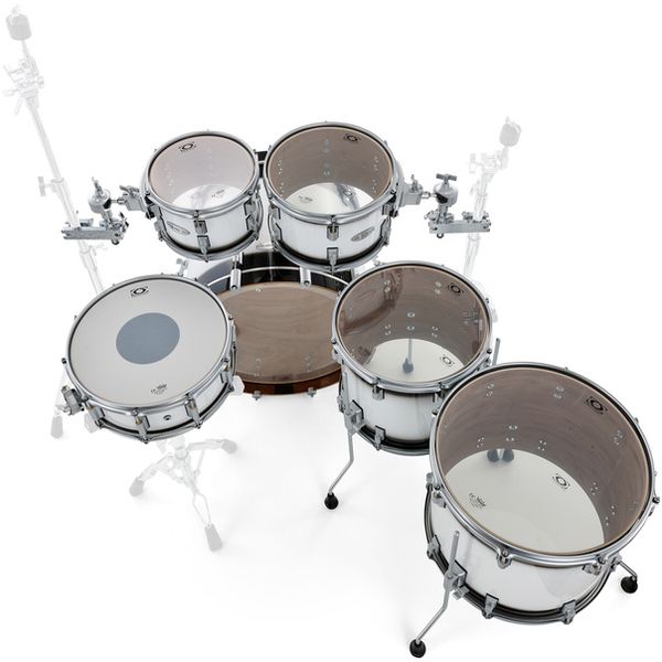 DrumCraft Series 6 2up 2down White Burst