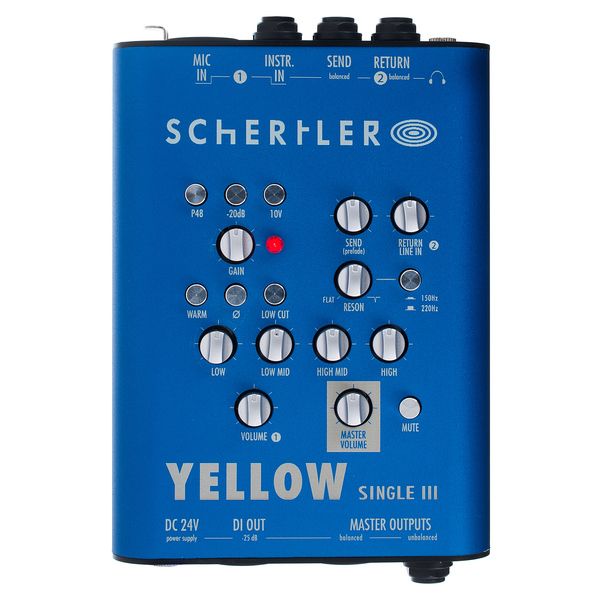 Schertler Yellow Single Pre-Amplifier
