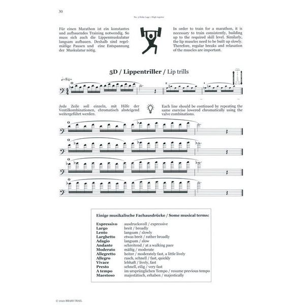 Brasstrail Personal Workbook Bass Clef