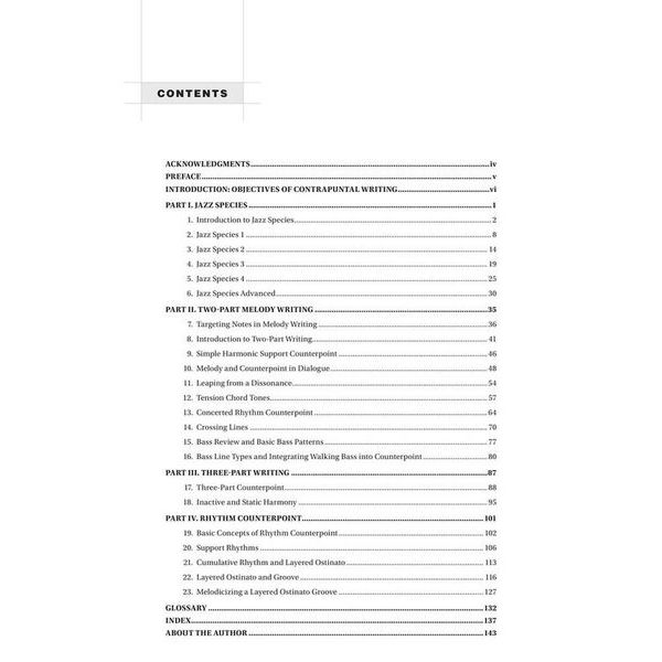 Berklee Press Counterpoint In Jazz Arranging