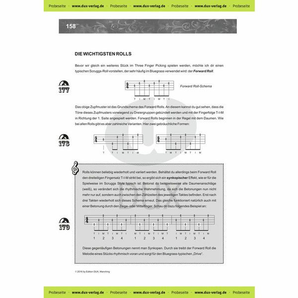 Edition Dux Banjo spielen!