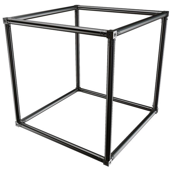 Global Truss F31100-B Truss Black Cube 1,0m