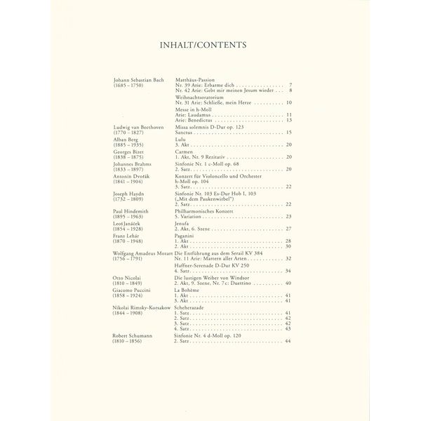 Schott Orchester Probespiel Violin