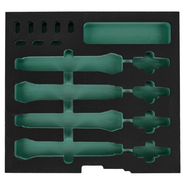 Thomann Inlay Case 4/4 Shure QLXD/ULXD