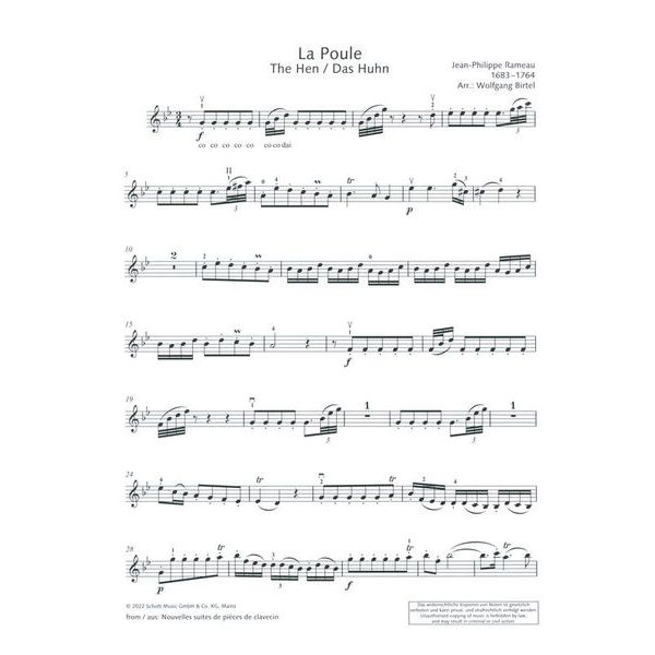 Schott Musik und Tiere Violin