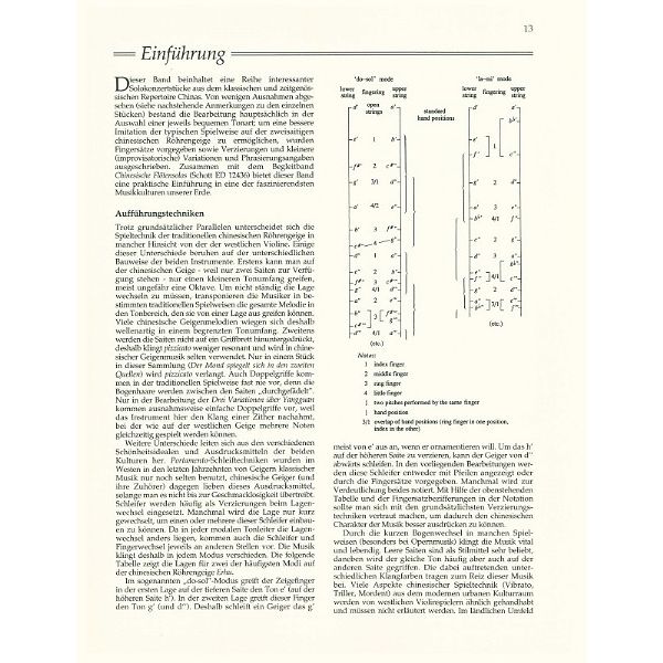 Schott Chinese Violin Solos