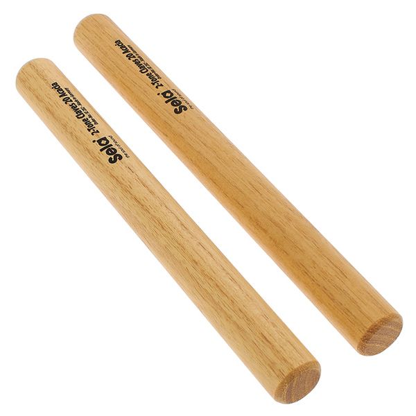 Sela 2-tone claves 20 Acacia