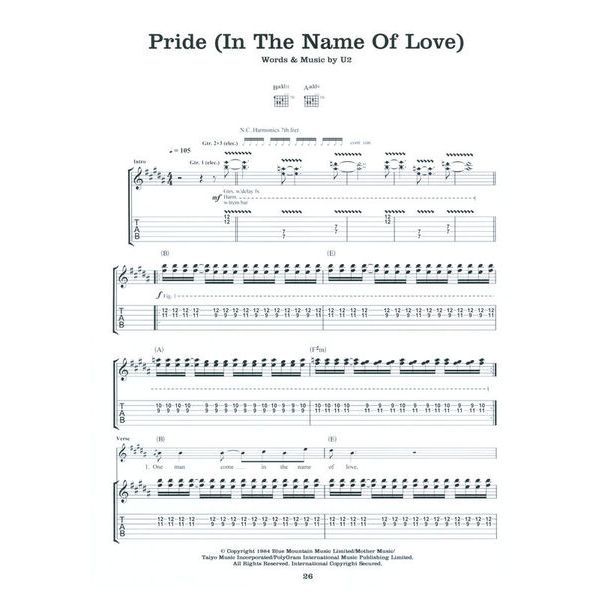 Wise Publications U2 18 Singles