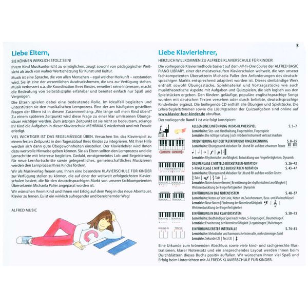 Alfred Music Publishing Klavierschule für Kinder 1
