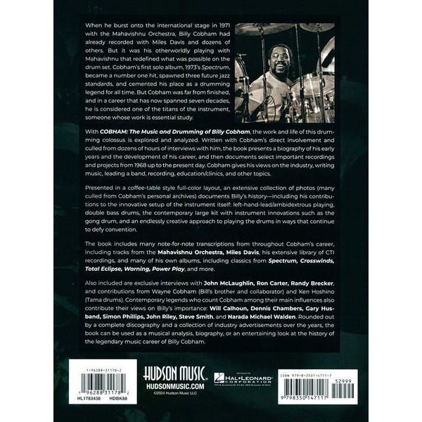 Hudson Music The Music and Drumming Cobham