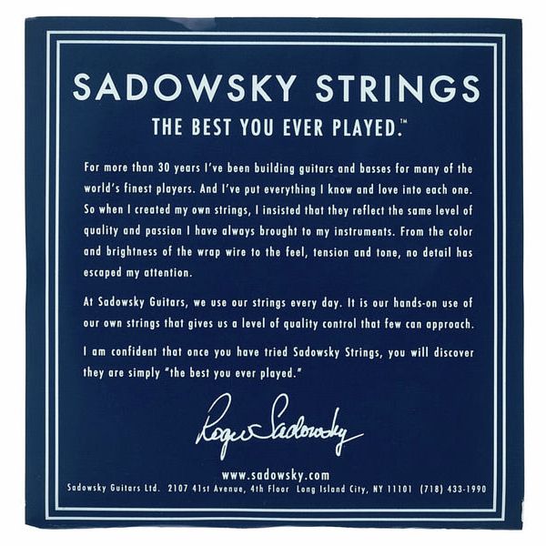 Sadowsky Blue Label SS 045-105